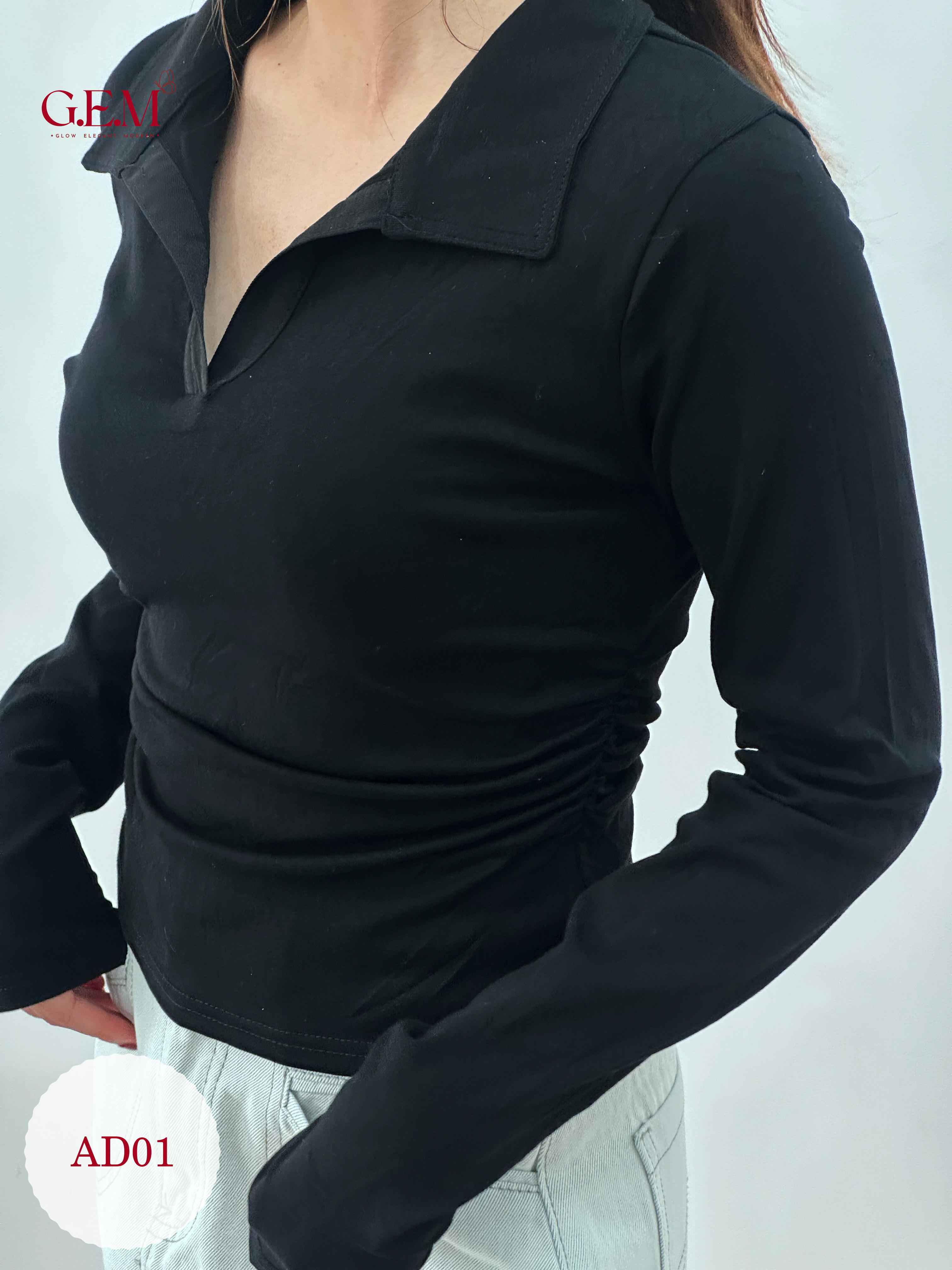 Quần jean ống loe cạp cao