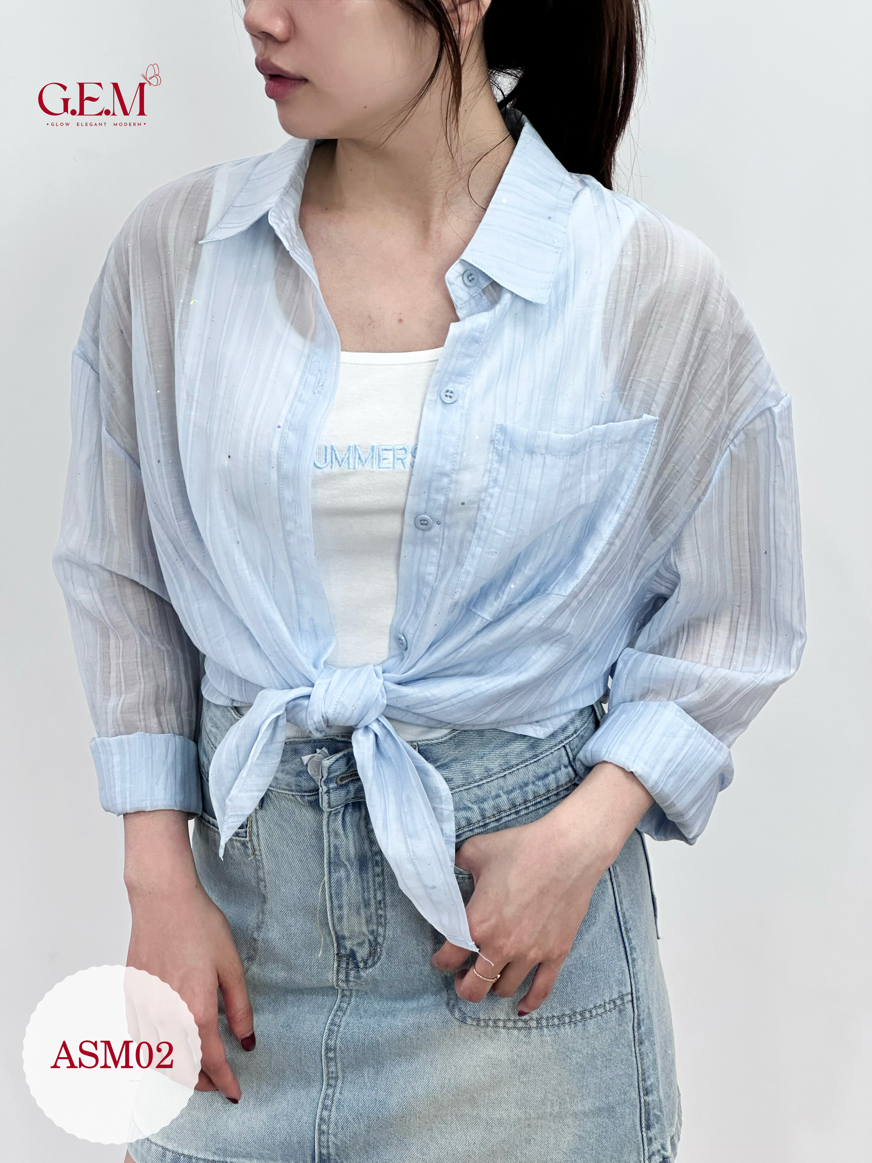 Quần jean ống loe cạp cao