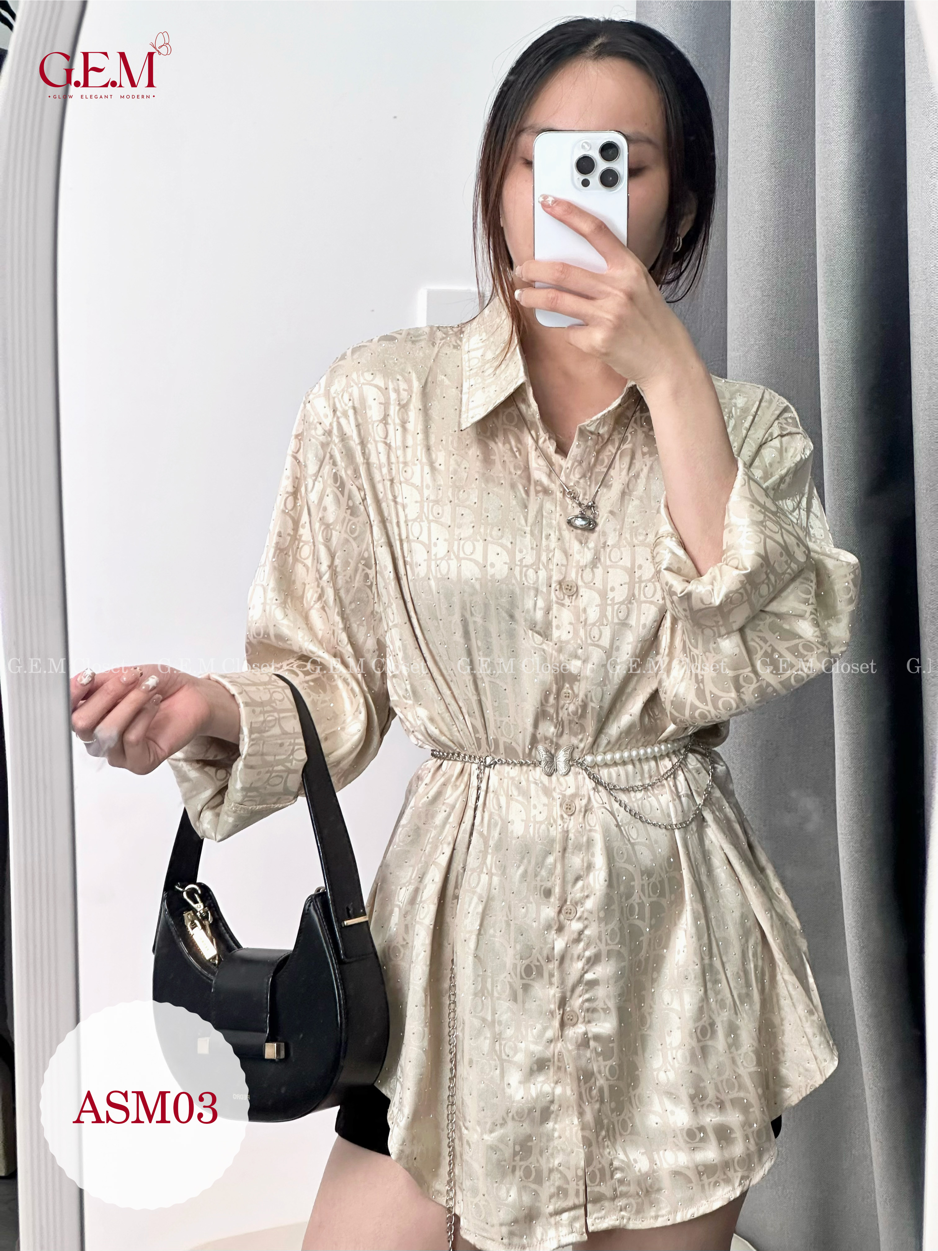 Quần jean ống loe cạp cao