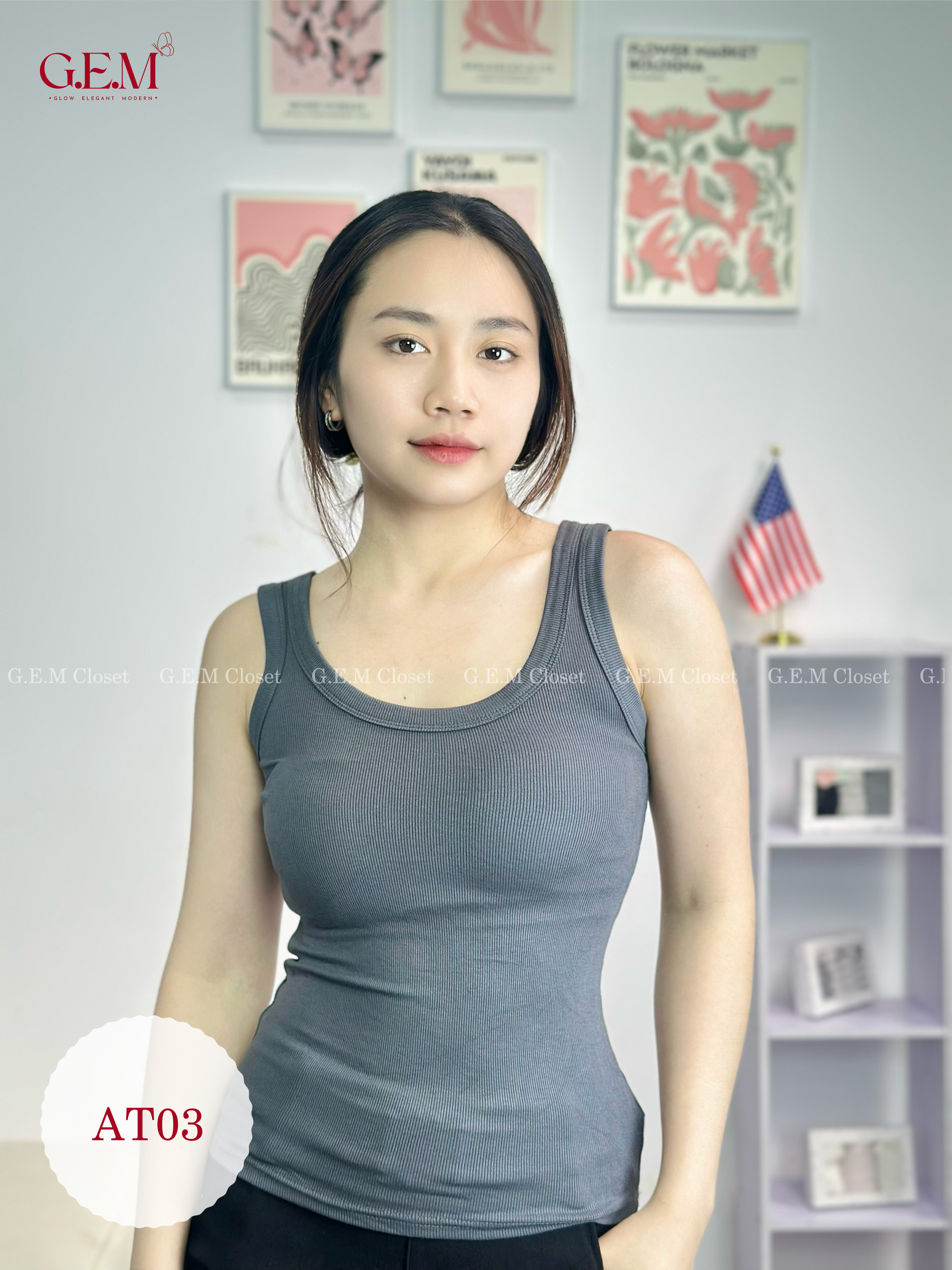 Quần jean ống loe cạp cao