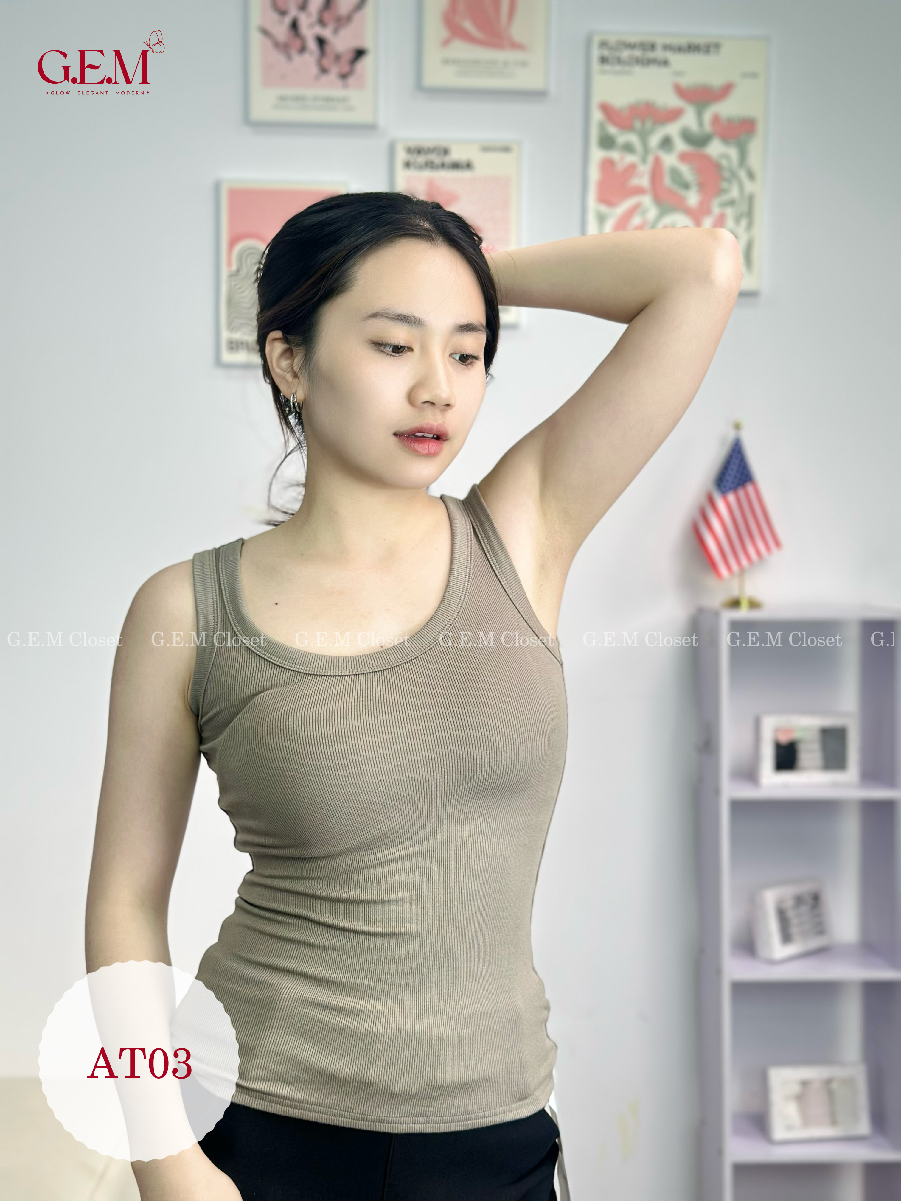 Quần jean ống loe cạp cao