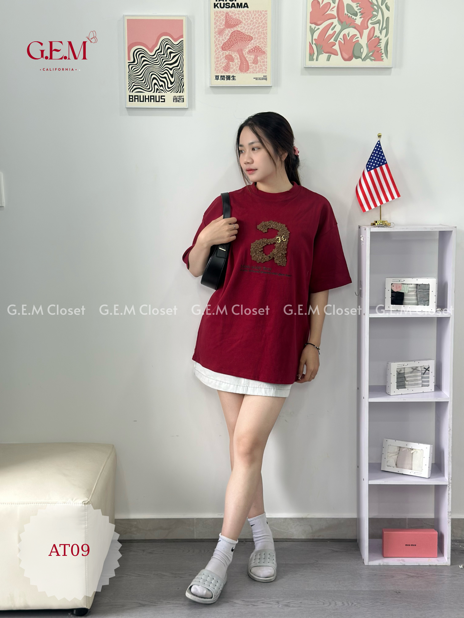Quần jean ống loe cạp cao