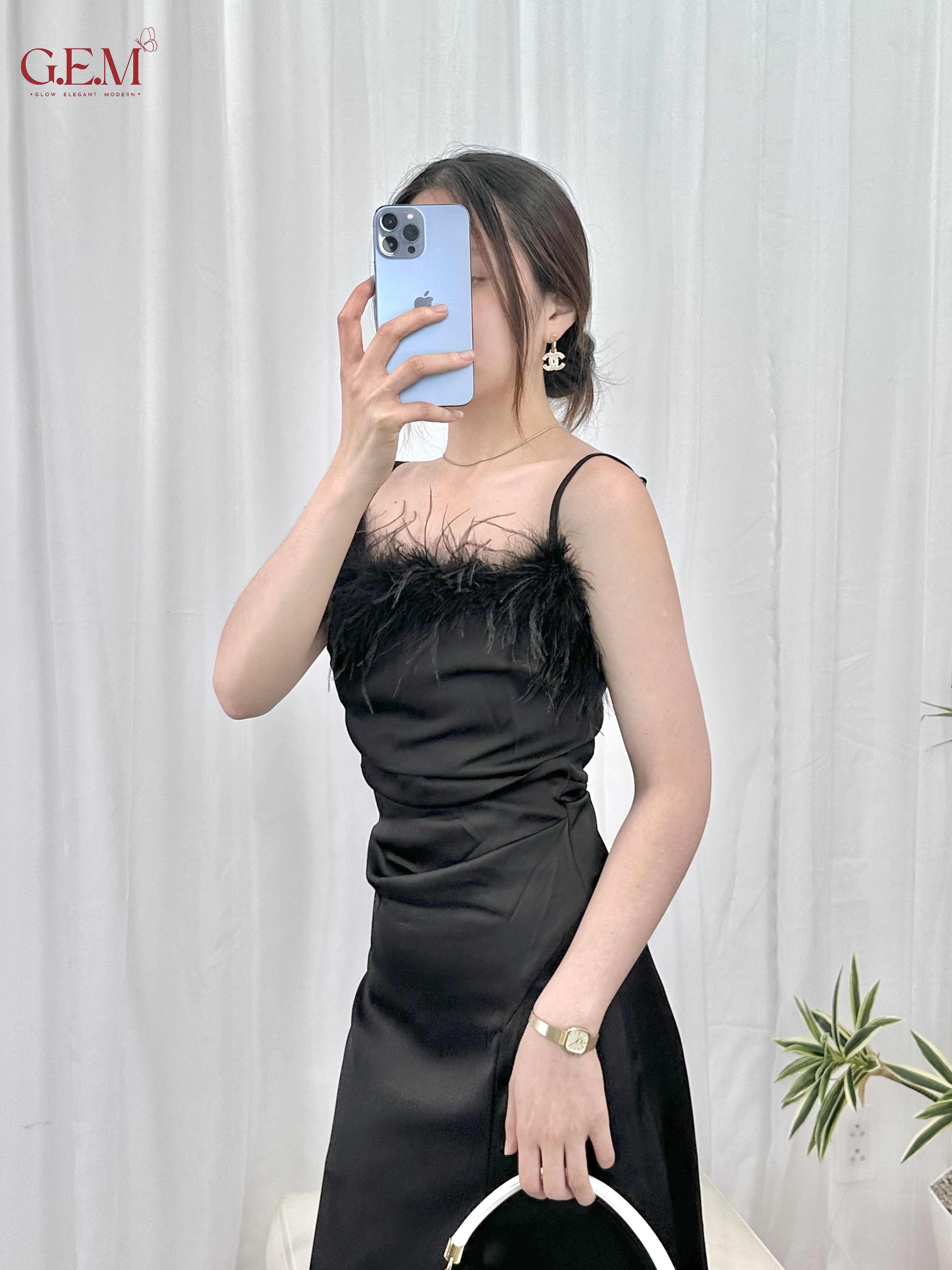 Quần jean ống loe cạp cao